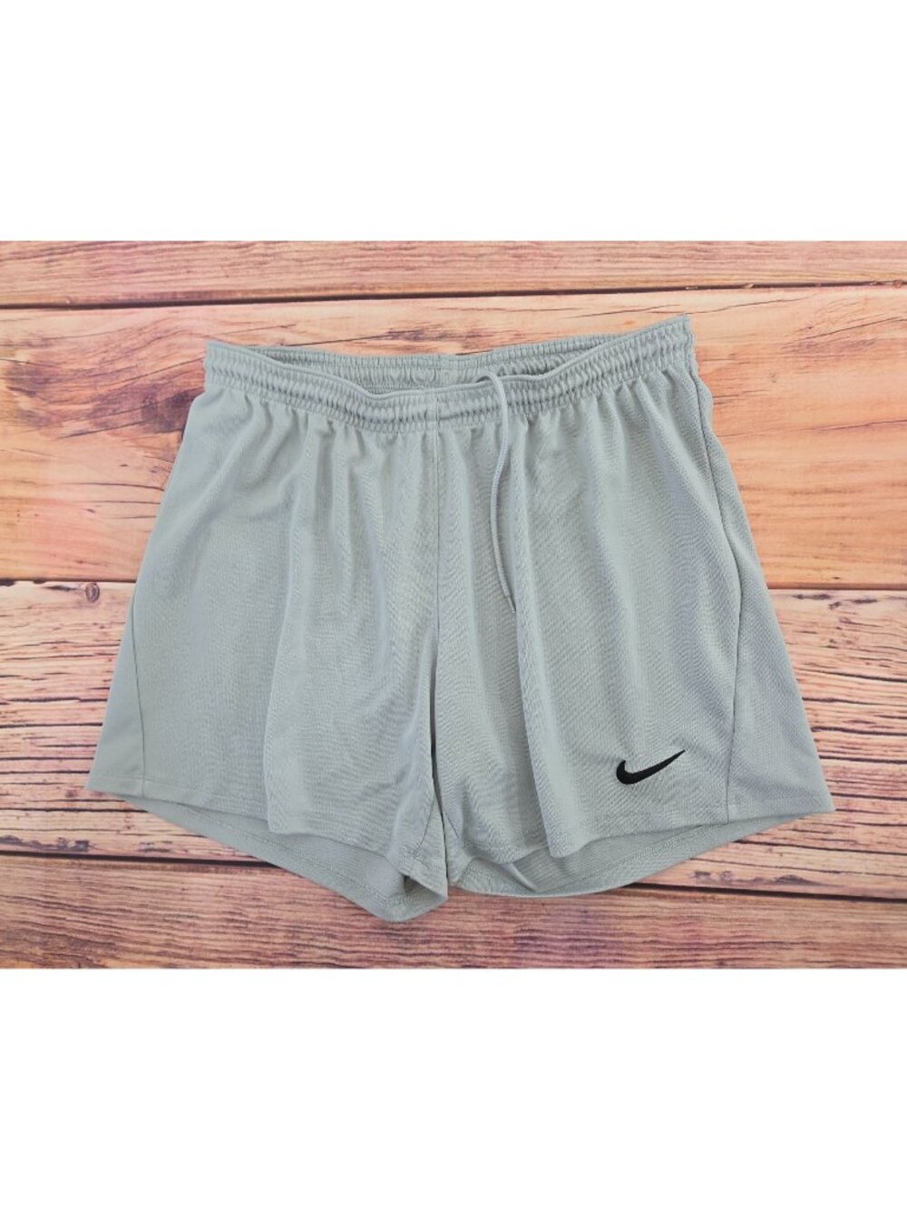 Nike Dri-FIT Womens Gray Athletic Shorts Medium